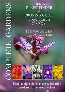 Plant Finder and pruning guide multi plant list CD-ROM
