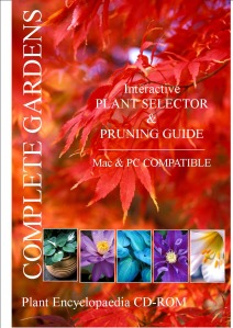 Plant Finder and pruning guide encyclopaedia 3,500 UK garden plant CD-ROM. PC & MAC compatible