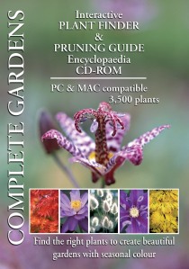 Complete Garden Multi list Plant Finder and pruning guide encyclopaedia CD-ROM. PC & MAC compatible
