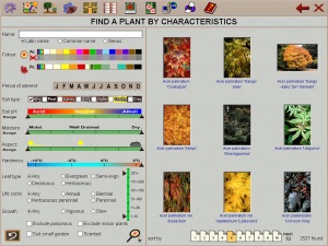 Finding the right plants is quick and easy. The best plants are displayed within seconds